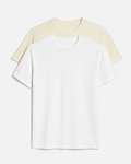 Buki Cinqo Tech Tee 2-Pack - White/Maize