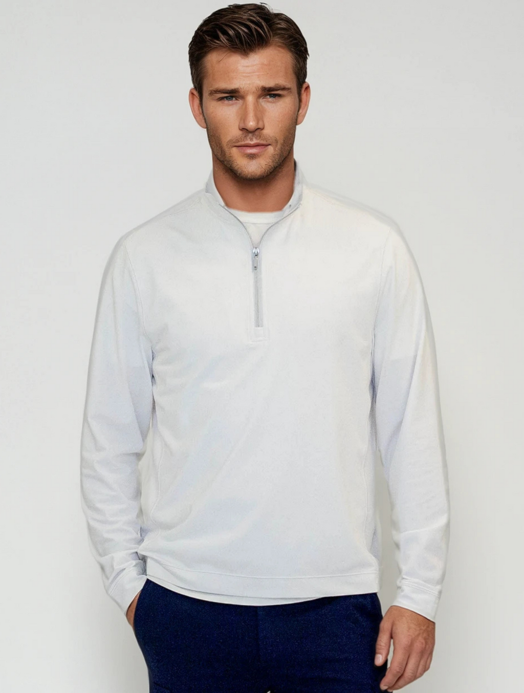 Buki Cinqo Travel Half Zip 2-Pack - Navy/White