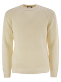 Peserico Men Crew-Neck Rib Sweater