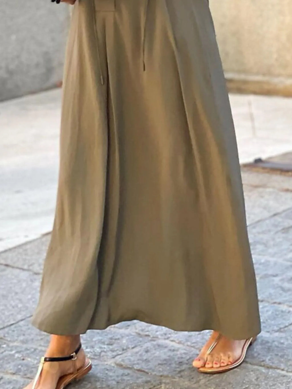 Solid Color Maxi Shirt Dress