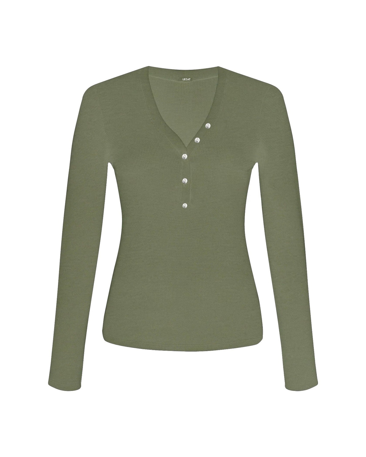 Monroe Organic Cotton Henley Long Sleeve