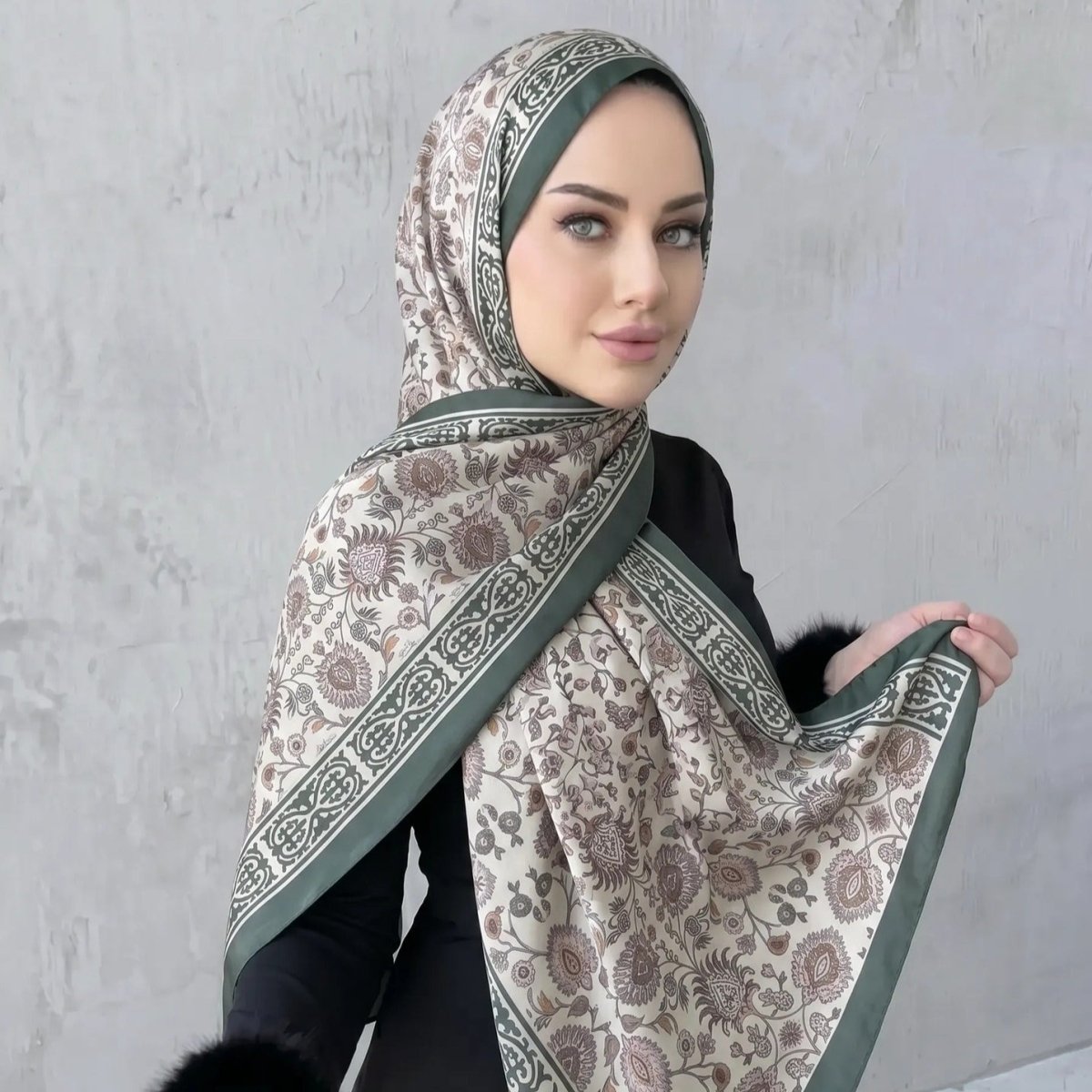 Printed Hijab Scarf (MH239)