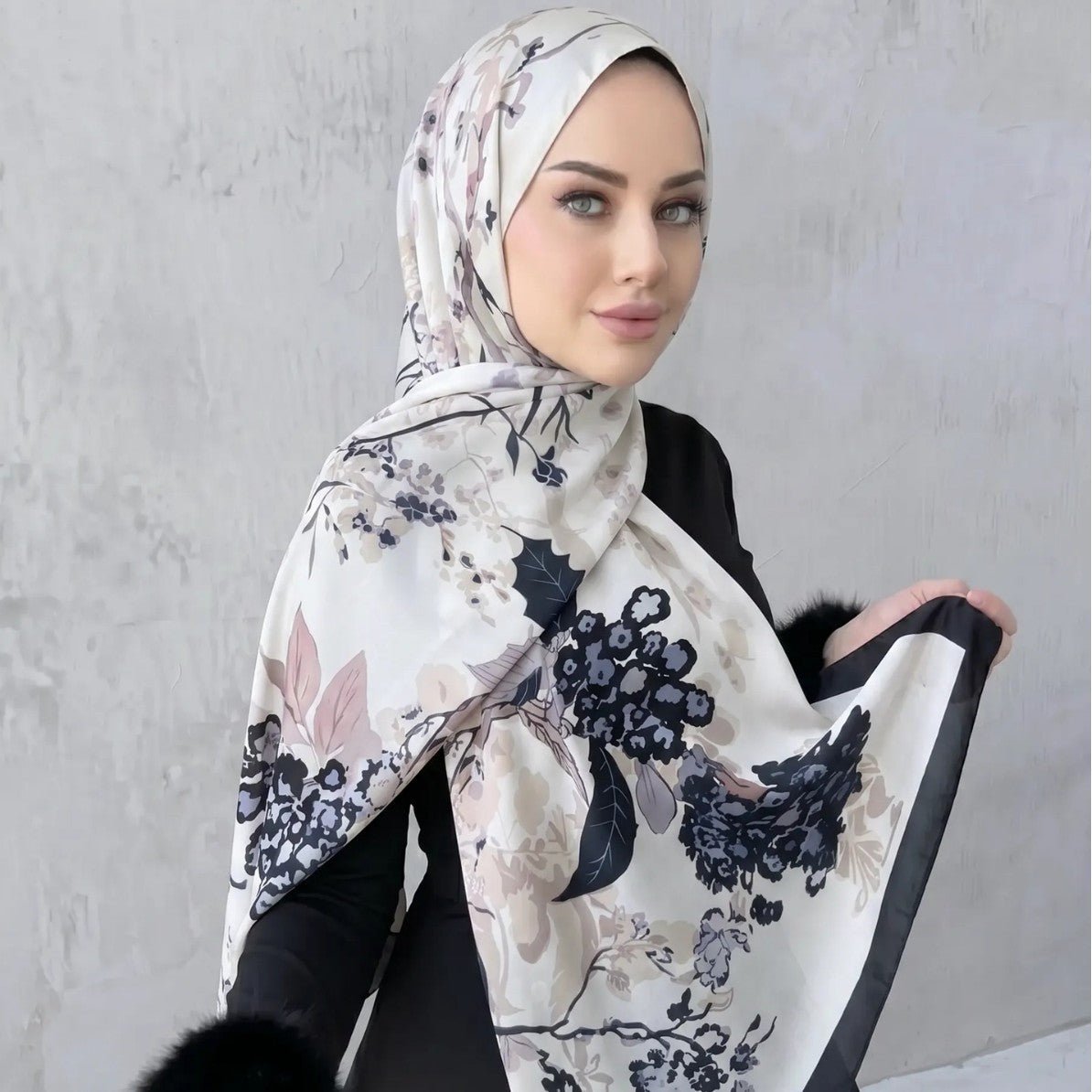 Printed Hijab Scarf (MH239)