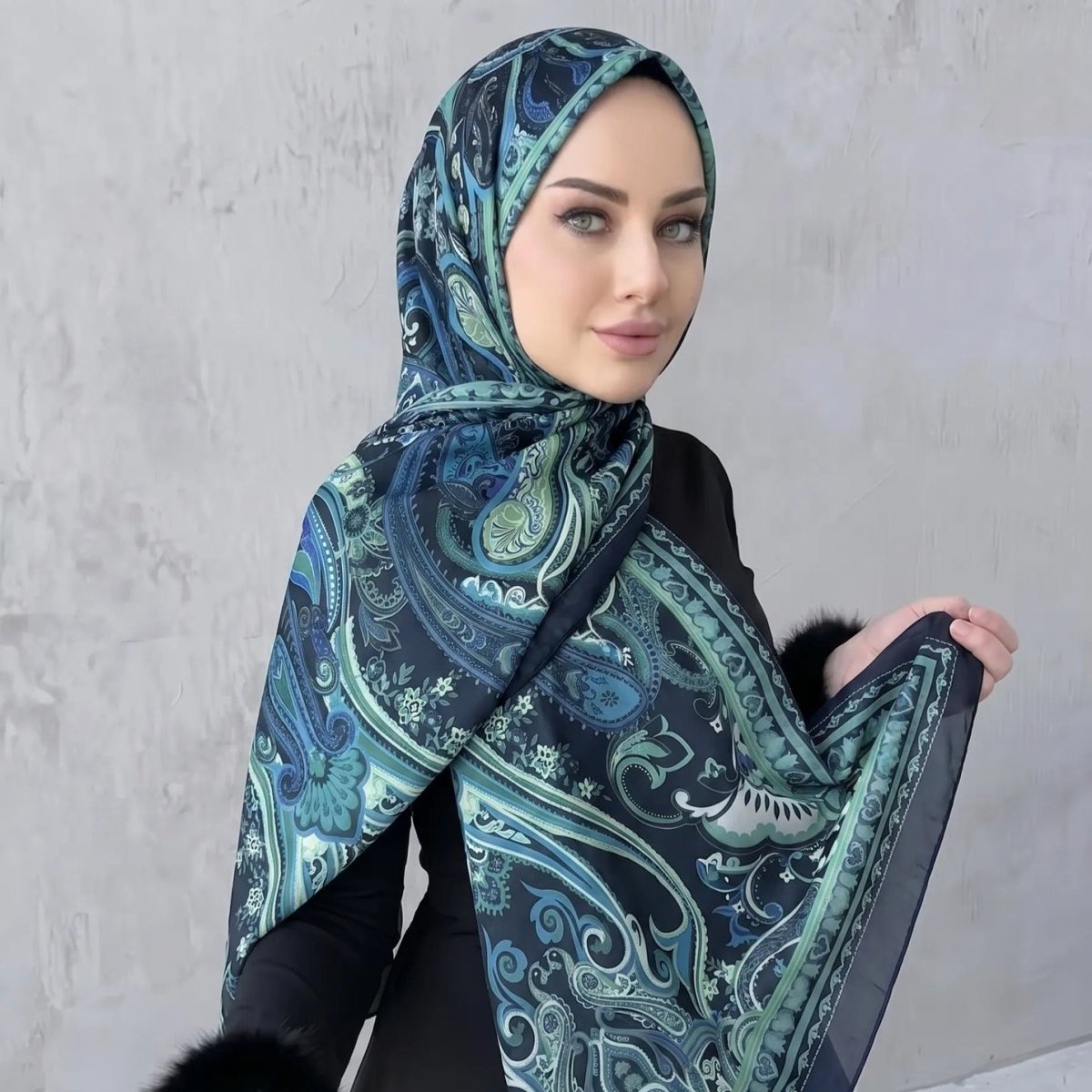 Printed Hijab Scarf (MH239)