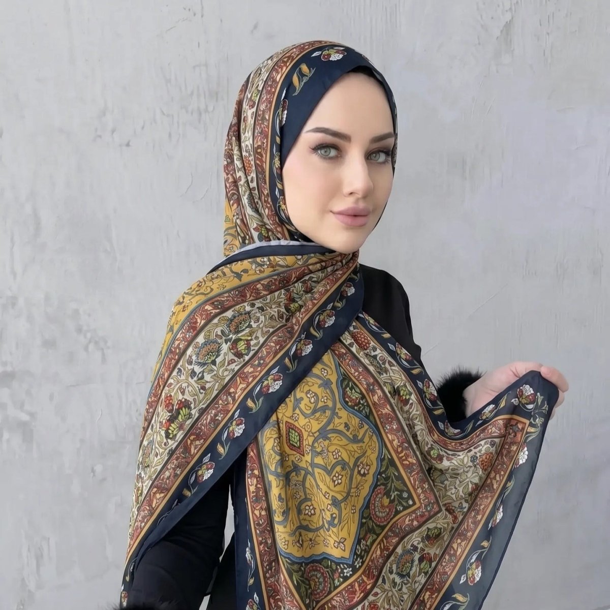 Printed Hijab Scarf (MH239)
