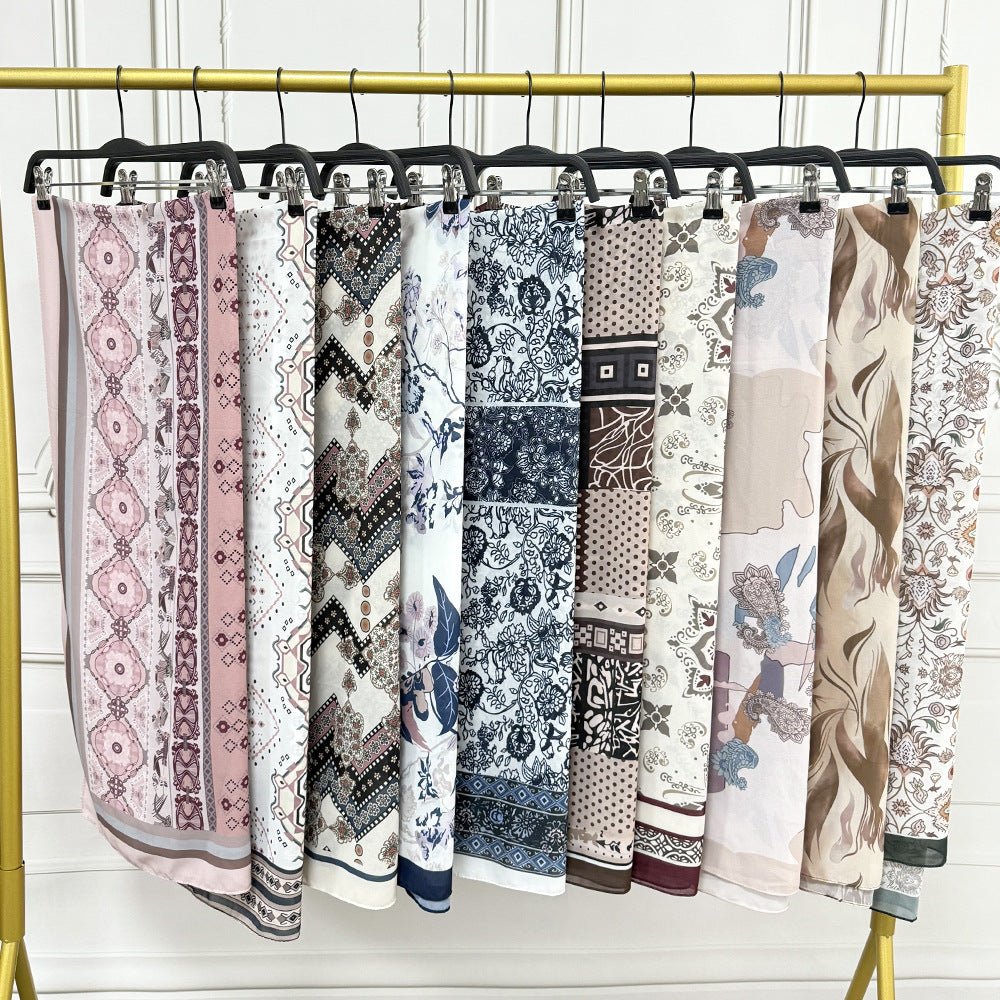 Printed Hijab Scarf (MH239)