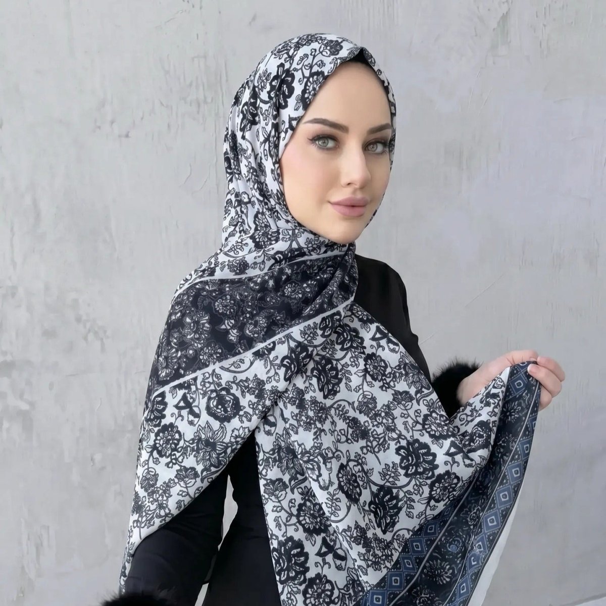 Printed Hijab Scarf (MH239)