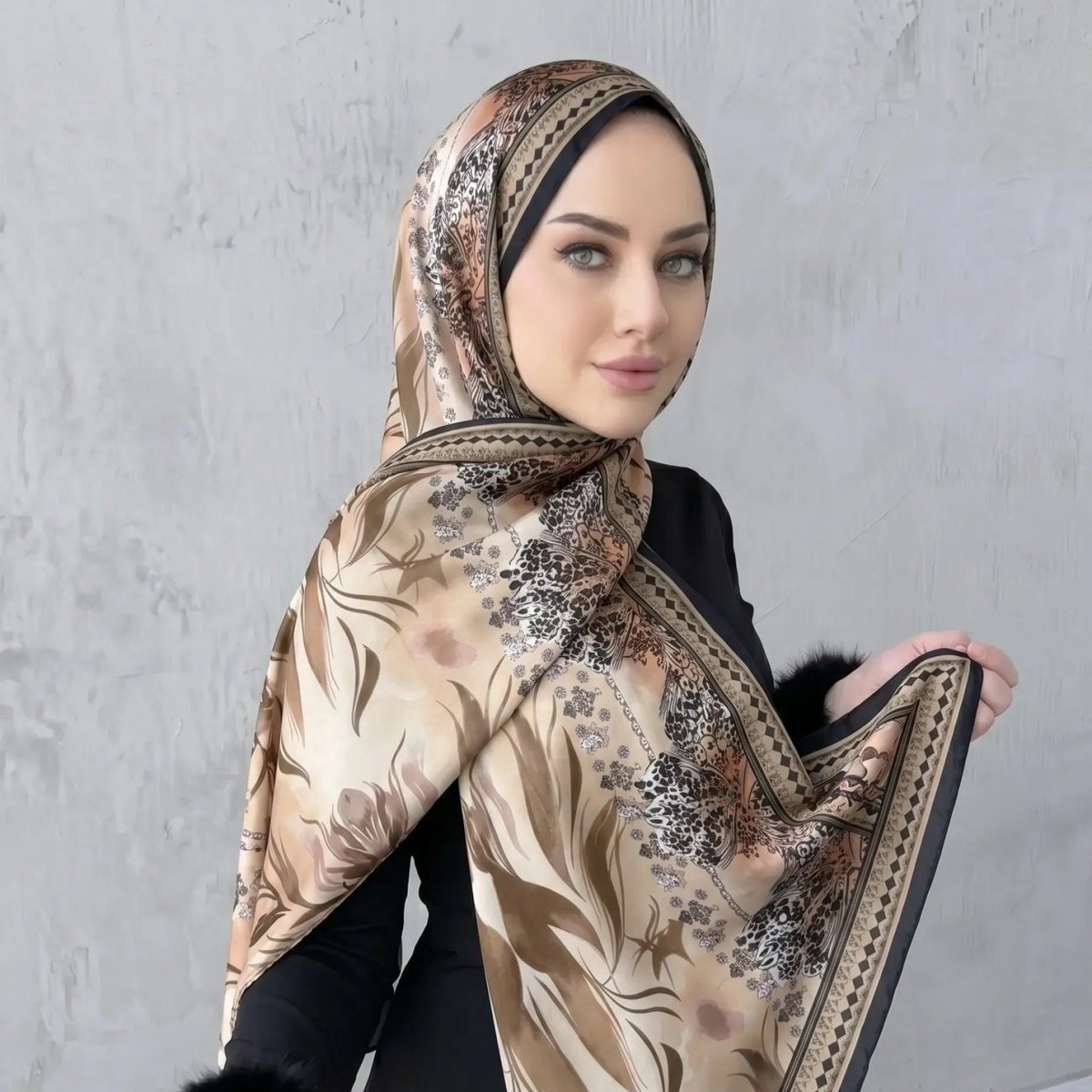 Printed Hijab Scarf (MH239)