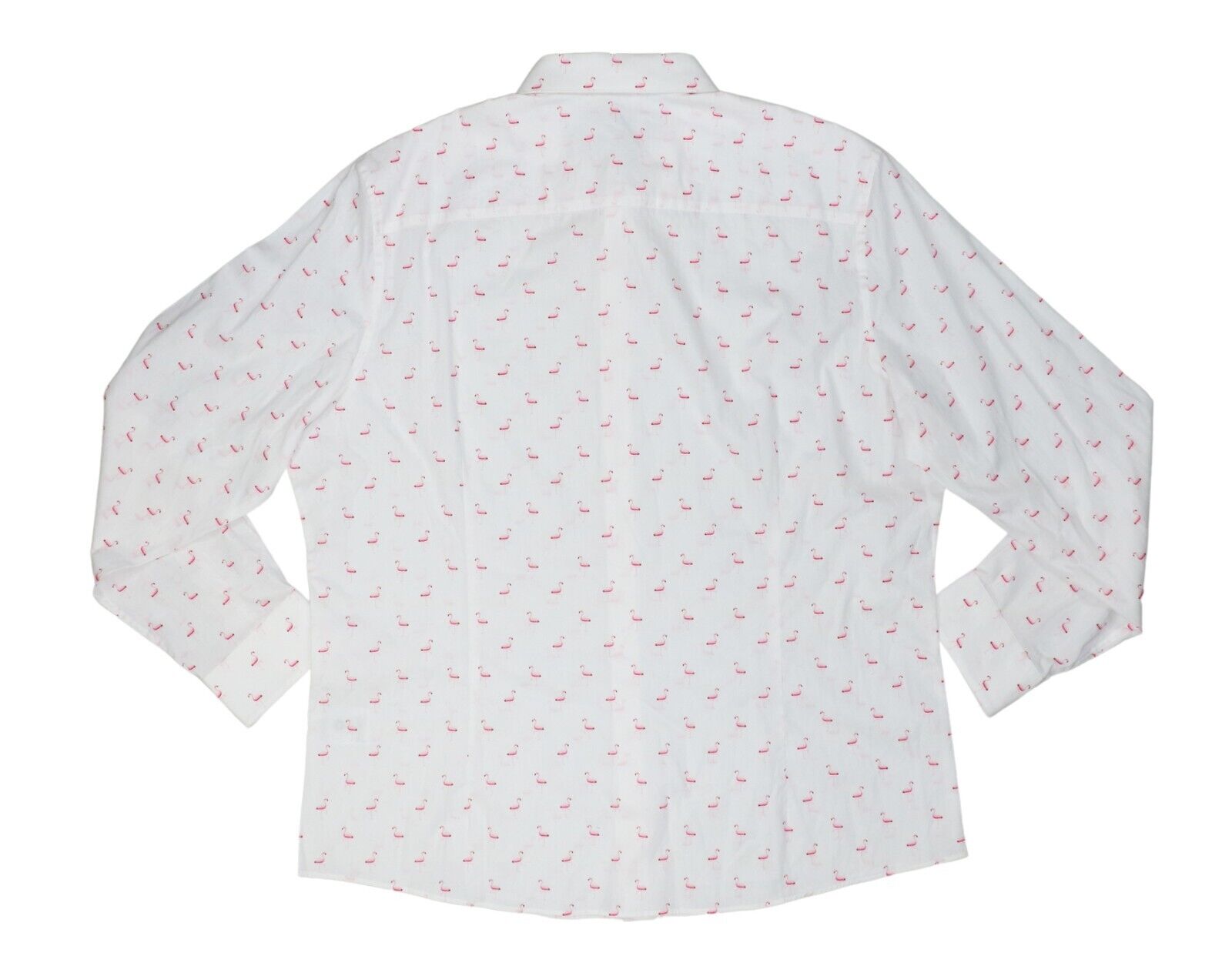 Bar III Mens Slim-Fit Stretch Flamingo Knit Dress Shirt, Size XL