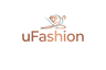 uFashion logo with a stylized design on a white background
